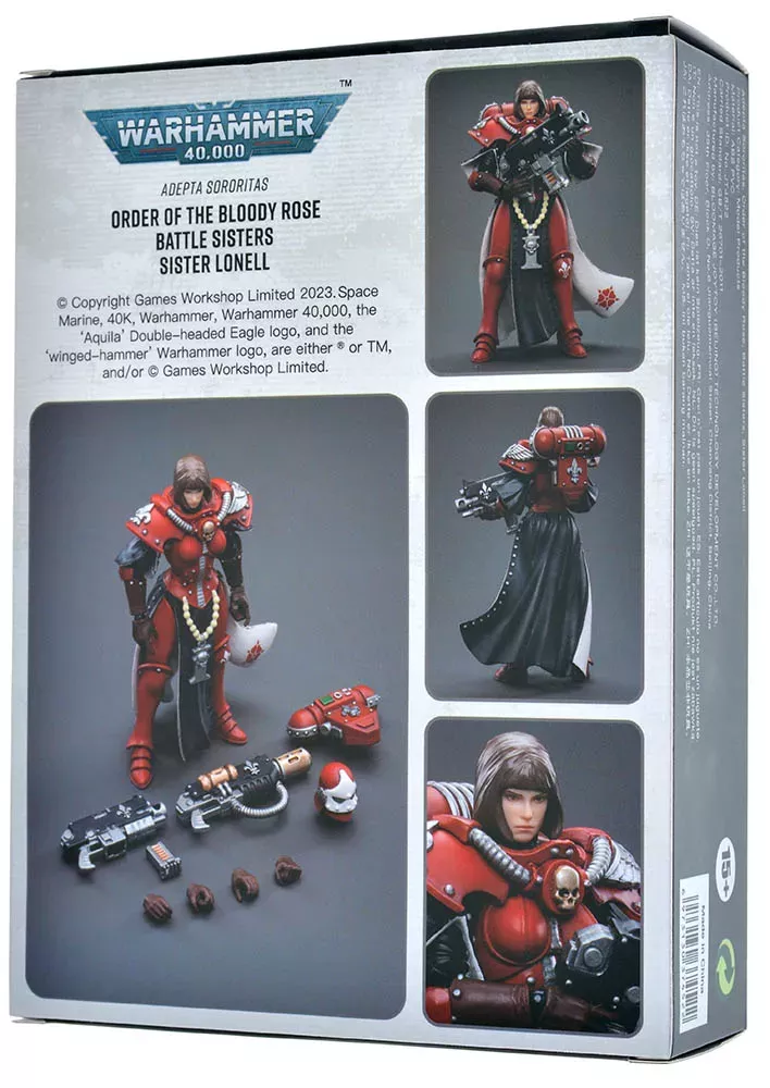 Фигурка JoyToy. Warhammer 40,000: Adepta Sororitas Battle Sisters Order of the Bloody Rose Sister Lonell